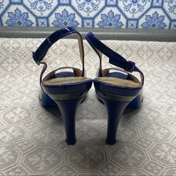 SOLD Custom Dyed Blue Cole Haan Heels - Picture 7 of 7